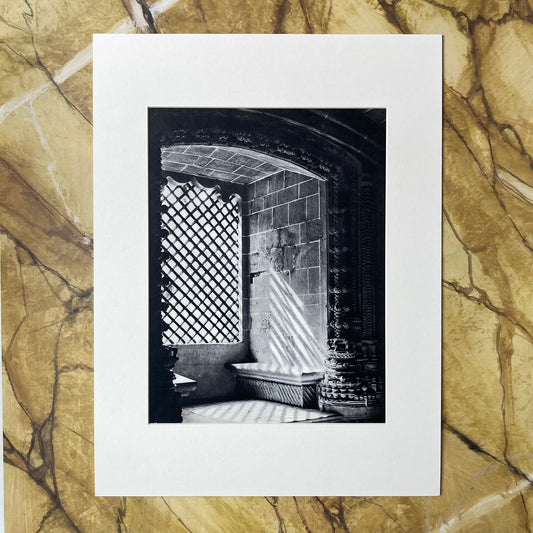 1960s Convento de Cristo Mounted Print ~ 30 x 40cm