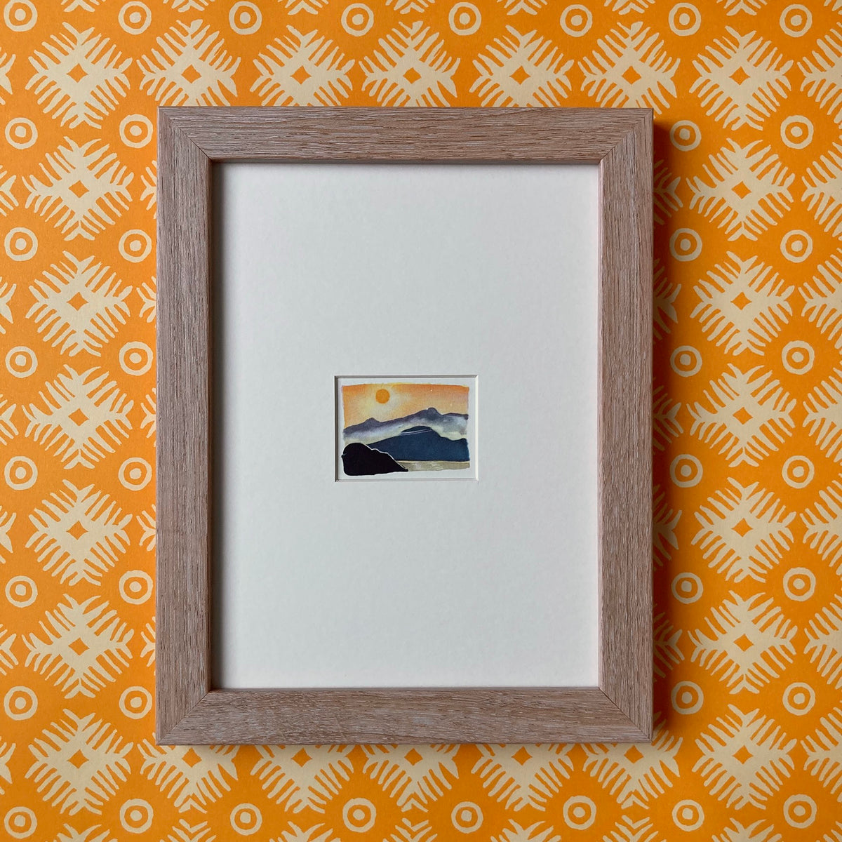 1950s Sun Up Mounted Print ~ 8 x 6"