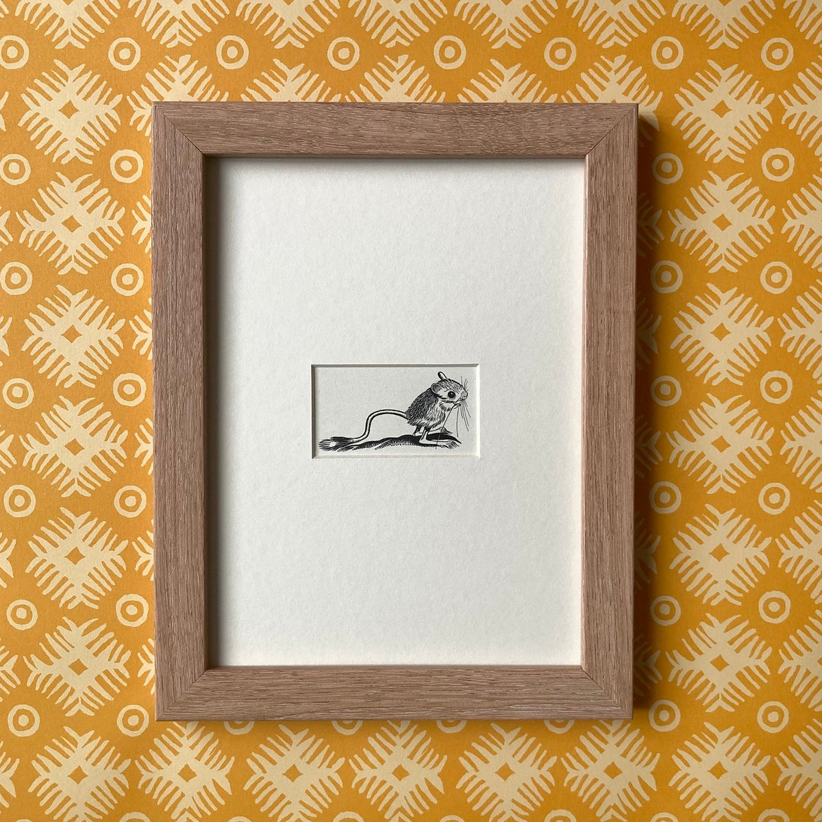 1960s Jerboa Mounted Print ~ 8 x 6"