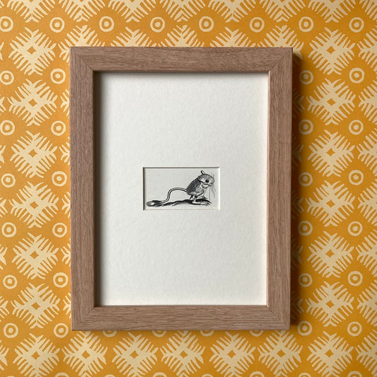1960s Jerboa Mounted Print ~ 8 x 6"