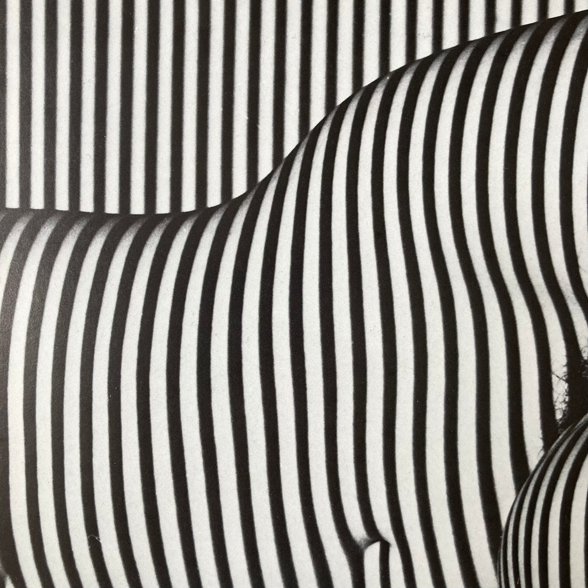 1970s Stripe Light Nude Mounted Print ~ 11 x 14"
