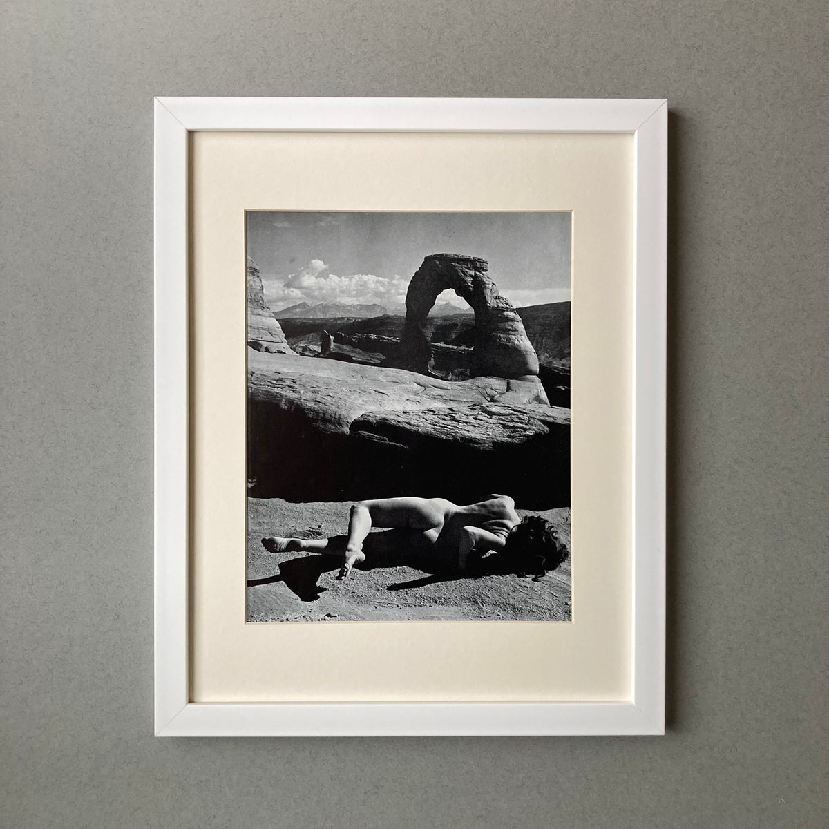 1960s Rock Nude Mounted Print ~ 11 x 14"