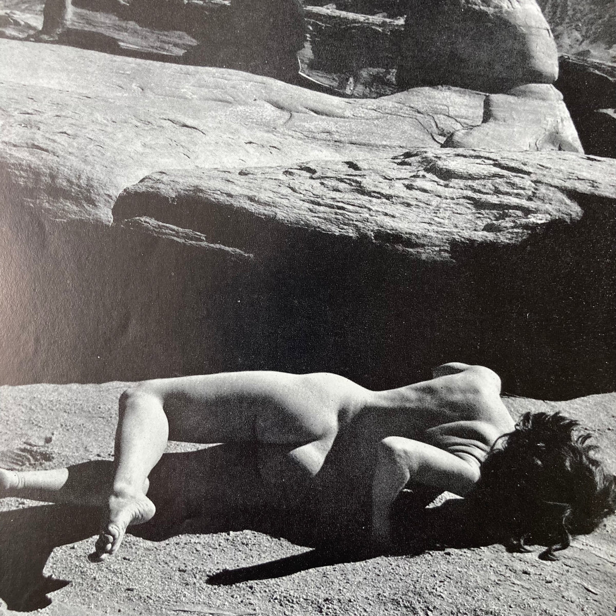 1960s Rock Nude Mounted Print ~ 11 x 14"
