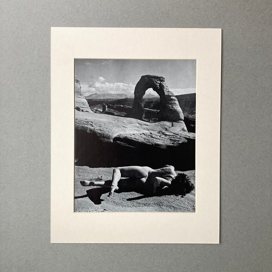 1960s Rock Nude Mounted Print ~ 11 x 14"
