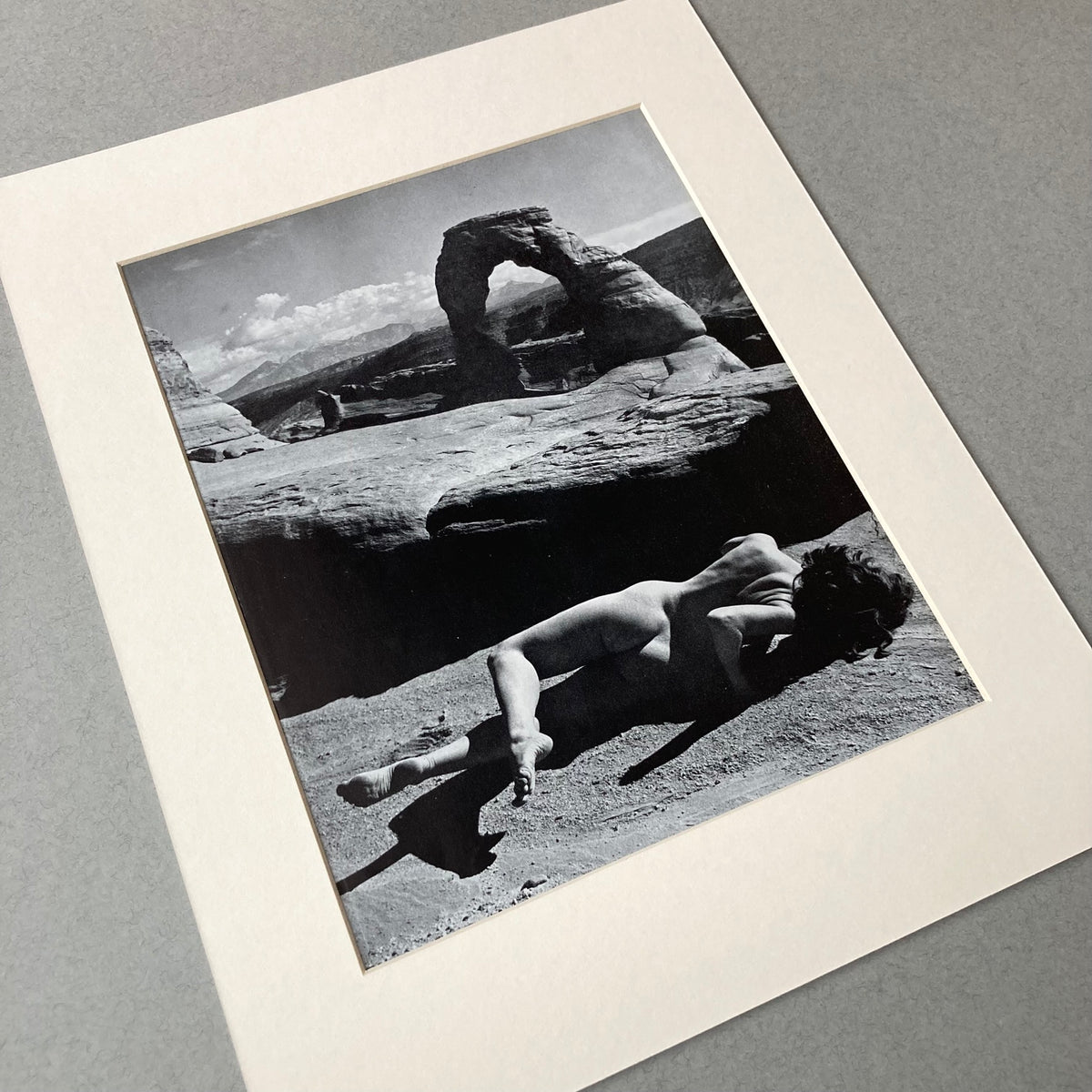 1960s Rock Nude Mounted Print ~ 11 x 14"