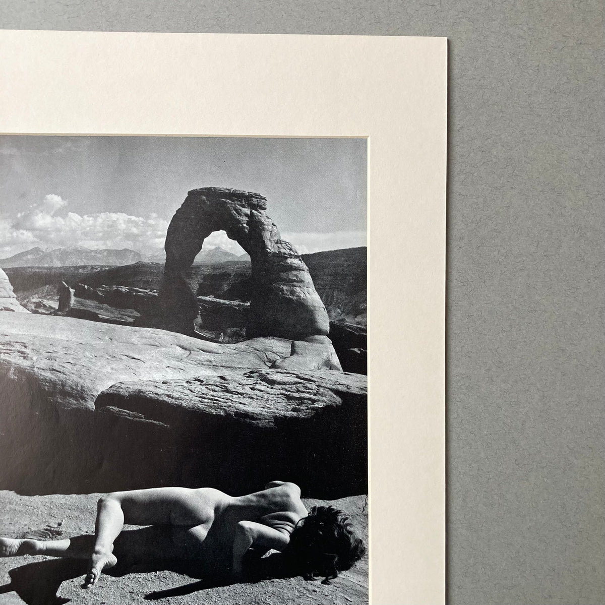 1960s Rock Nude Mounted Print ~ 11 x 14"