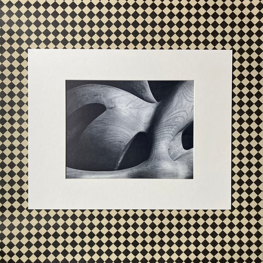 1960s Henry Moore Mounted Print ~ 11 x 14"