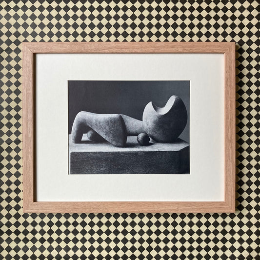 1960s Henry Moore Mounted Print ~ 11 x 14"