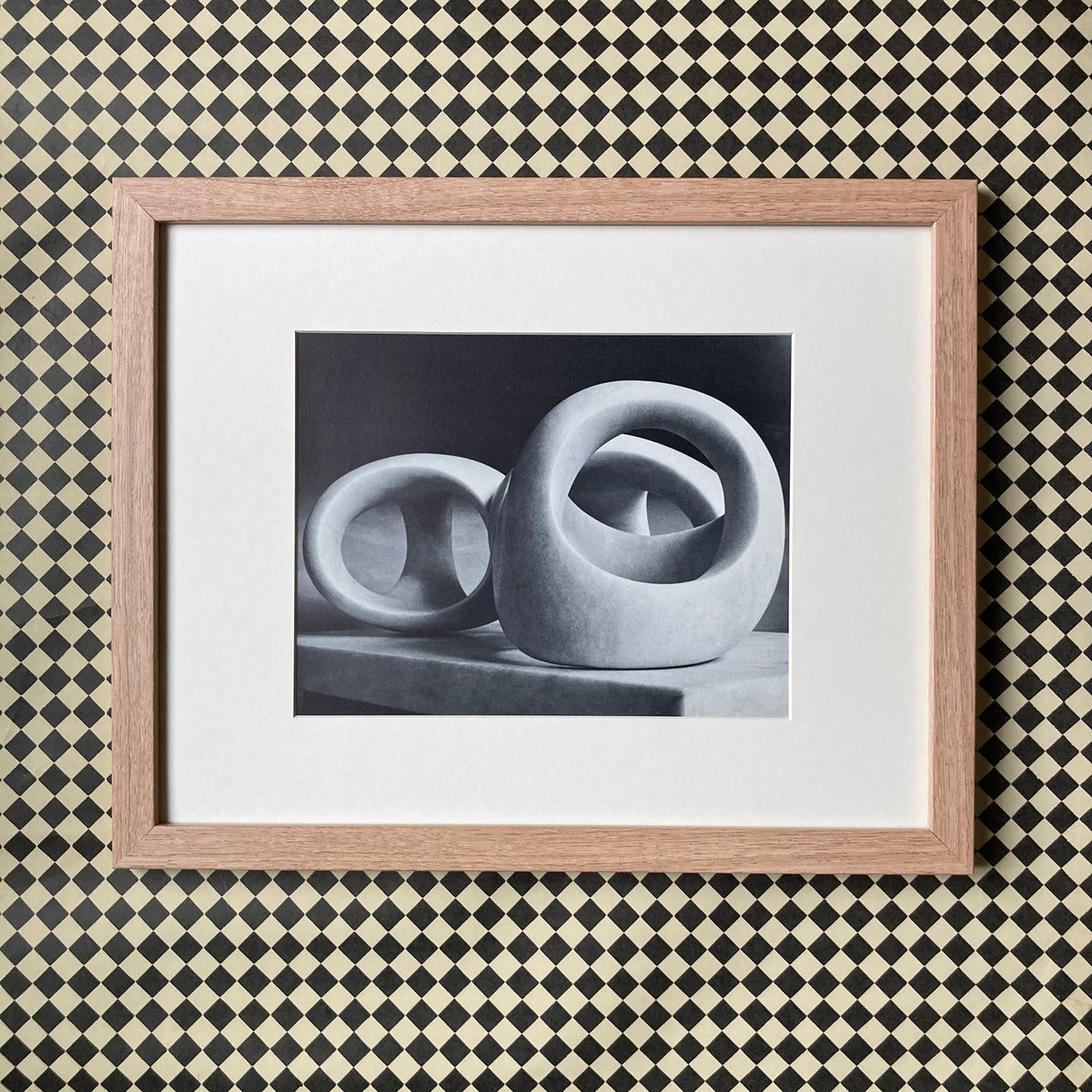 1960s Henry Moore Mounted Print ~ 11 x 14"