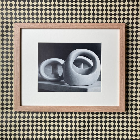 1960s Henry Moore Mounted Print ~ 11 x 14"