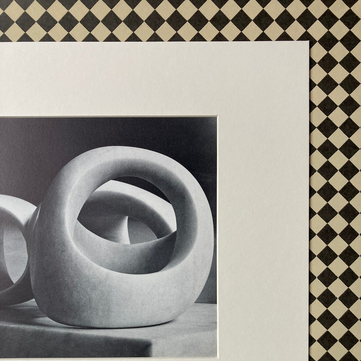 1960s Henry Moore Mounted Print ~ 11 x 14"