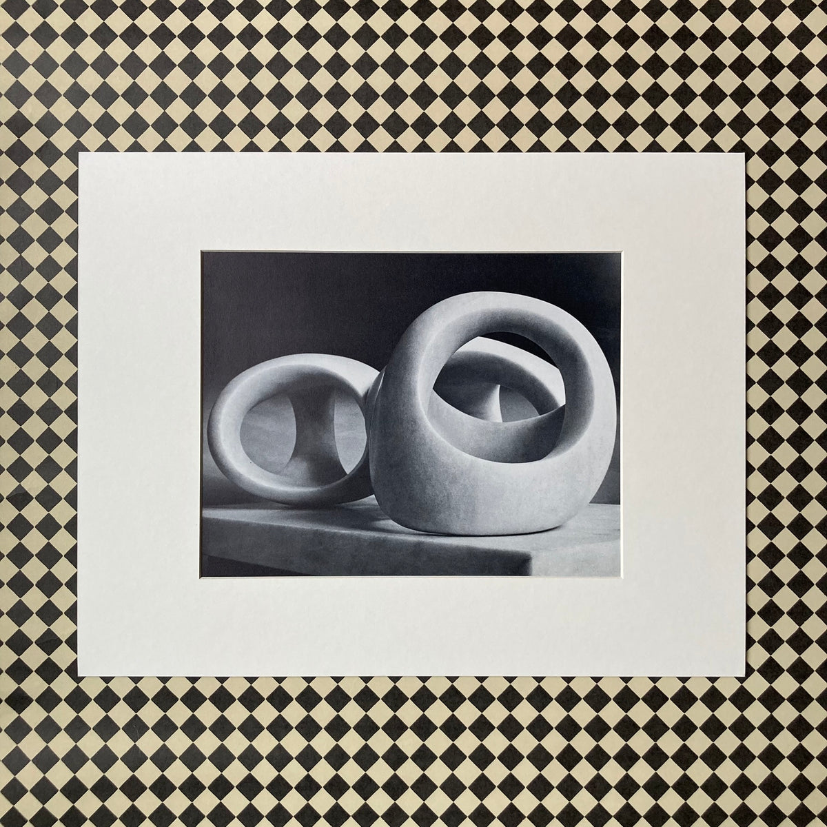 1960s Henry Moore Mounted Print ~ 11 x 14"