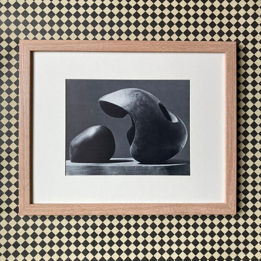 1960s Henry Moore Mounted Print ~ 11 x 14"
