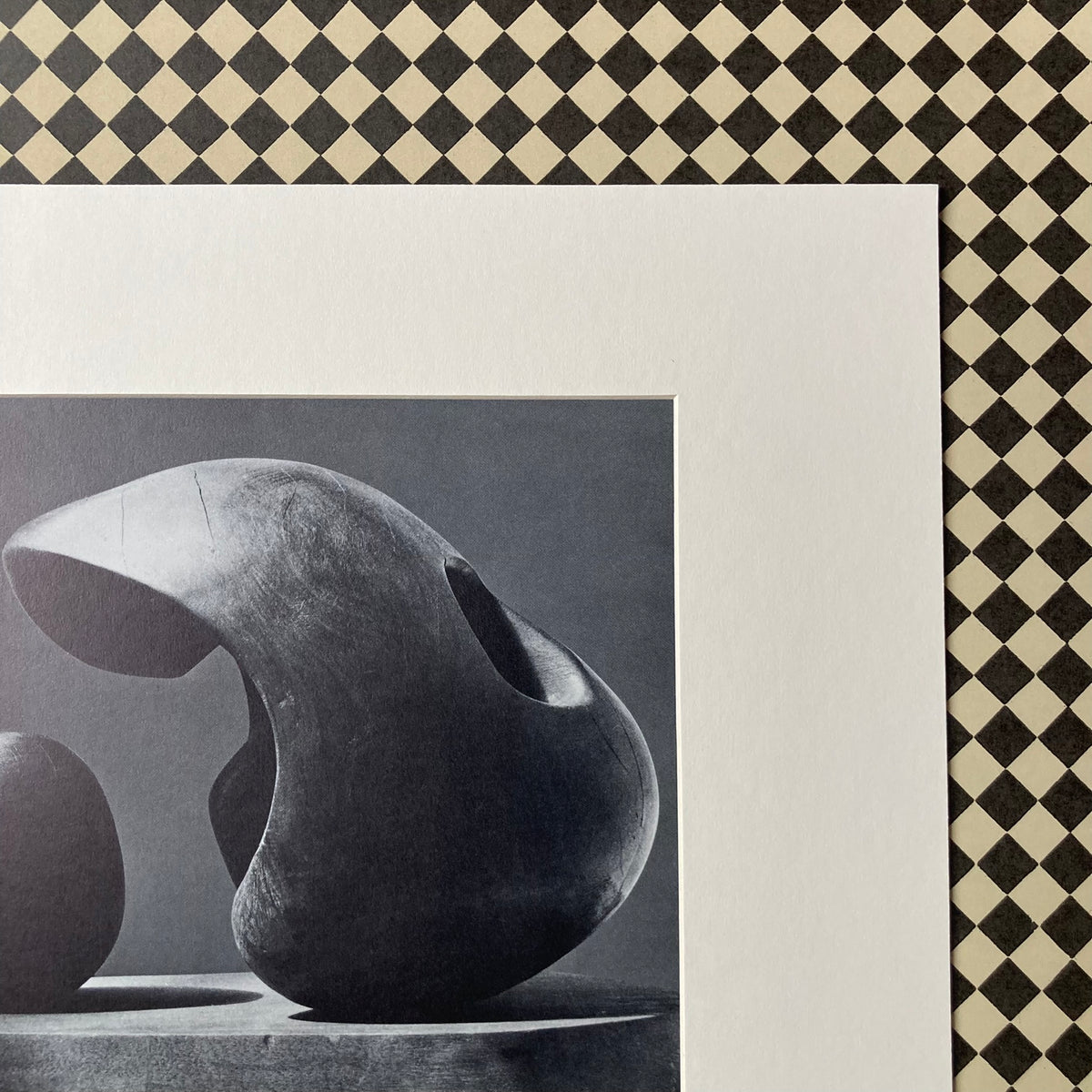 1960s Henry Moore Mounted Print ~ 11 x 14"