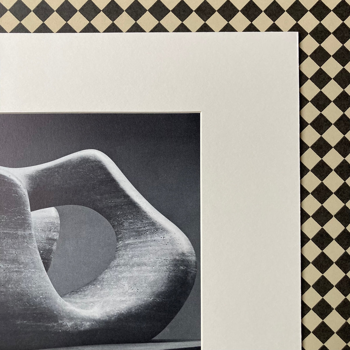 1960s Henry Moore Mounted Print ~ 11 x 14"