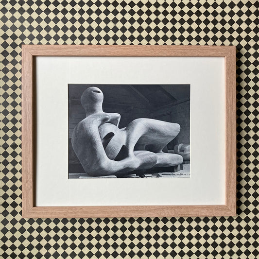 1960s Henry Moore Mounted Print ~ 11 x 14"
