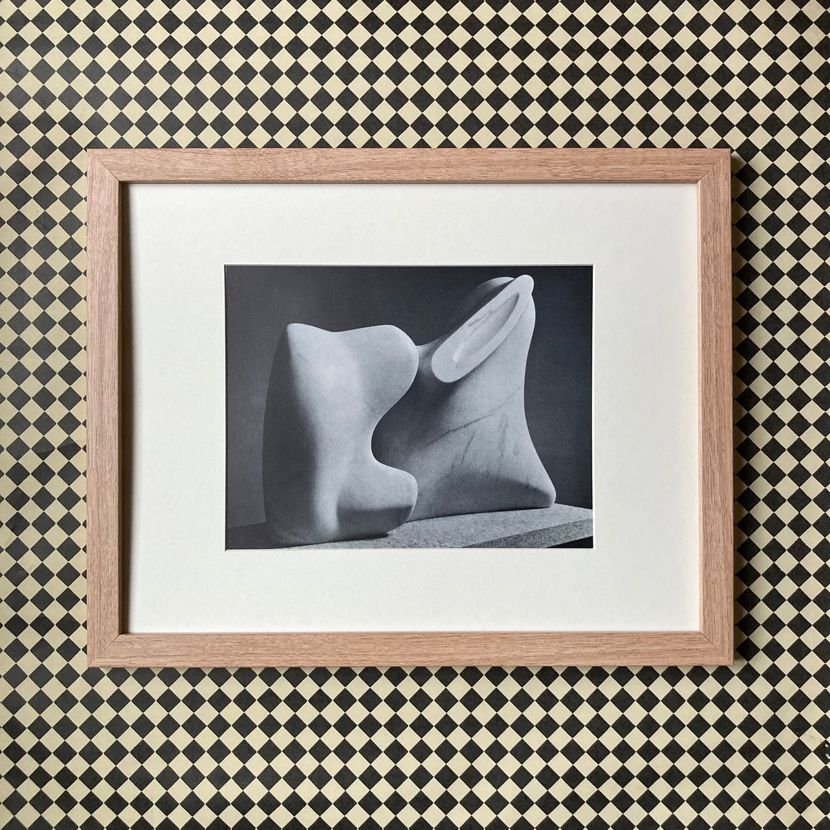 1960s Henry Moore Mounted Print ~ 11 x 14"