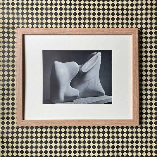 1960s Henry Moore Mounted Print ~ 11 x 14"