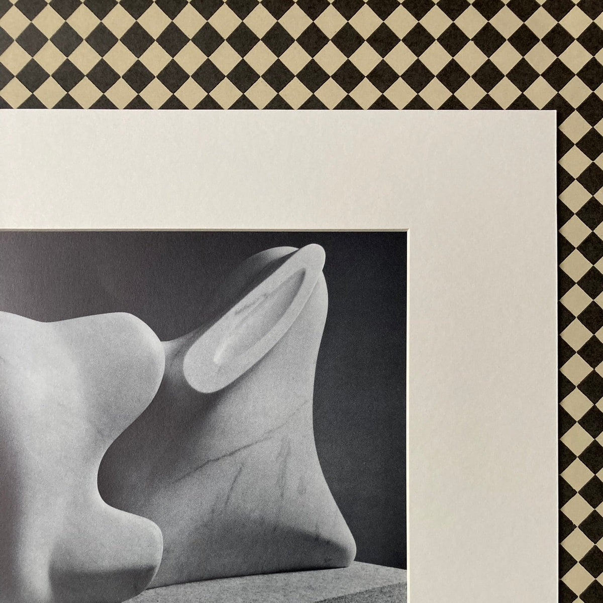 1960s Henry Moore Mounted Print ~ 11 x 14"