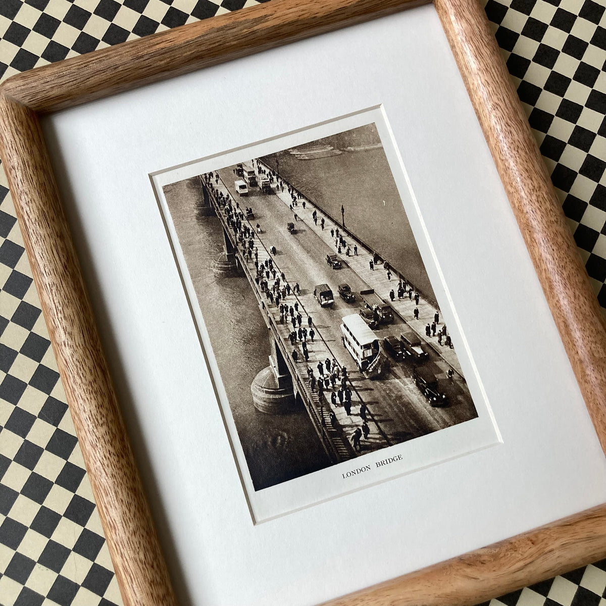 1940s London Bridge Mounted Print ~ 8 x 10"