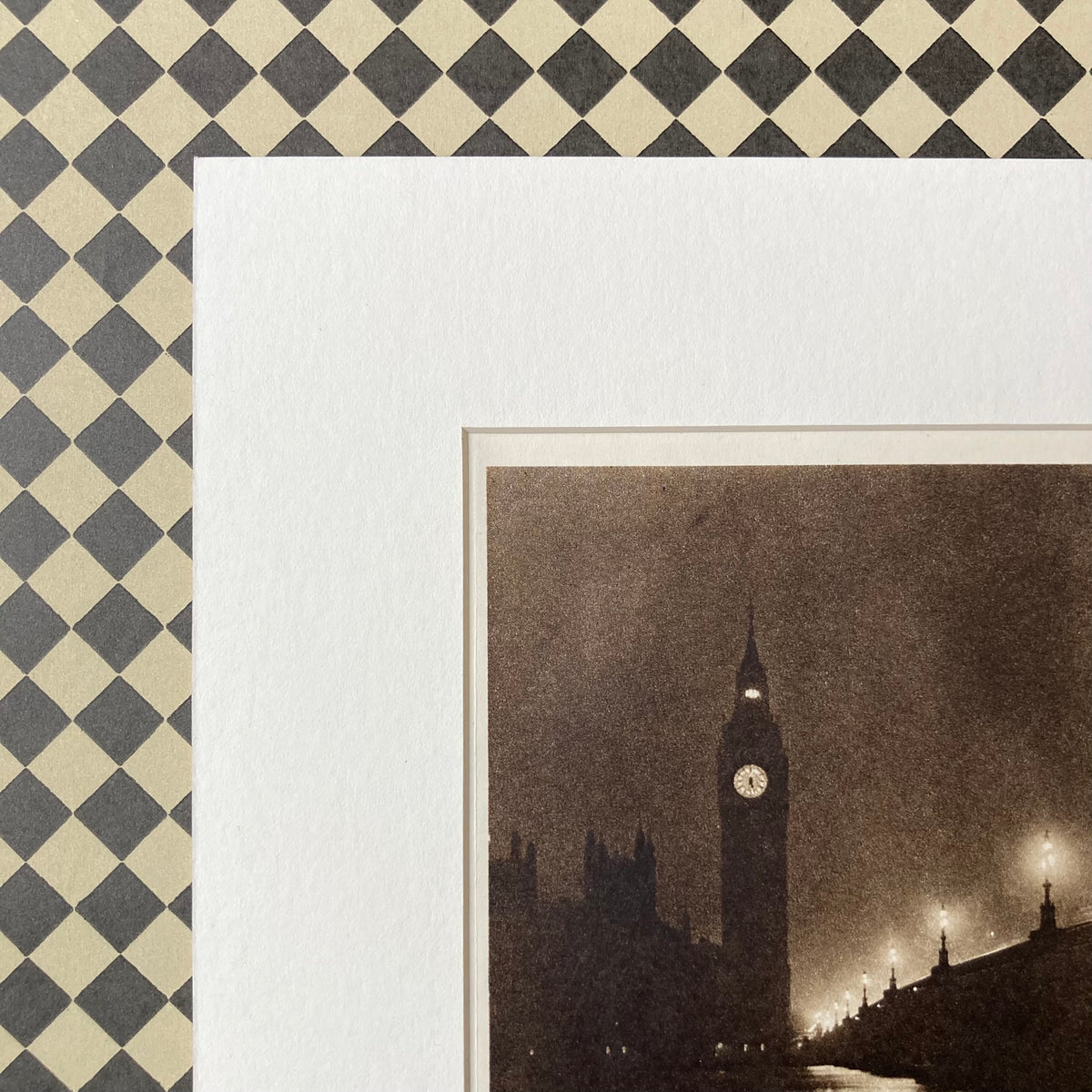 1940s Big Ben Mounted Print ~ 8 x 10"