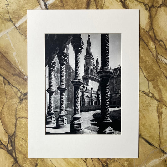 1960s Mosteiro da Batalha Mounted Print ~ 30 x 40cm