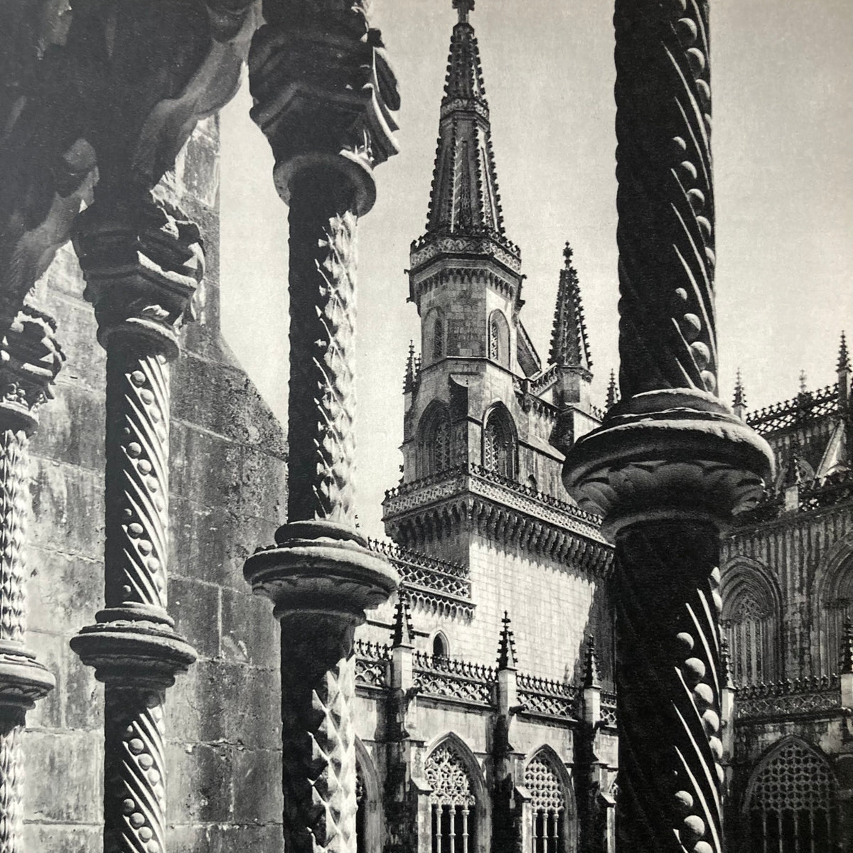 1960s Mosteiro da Batalha Mounted Print ~ 30 x 40cm