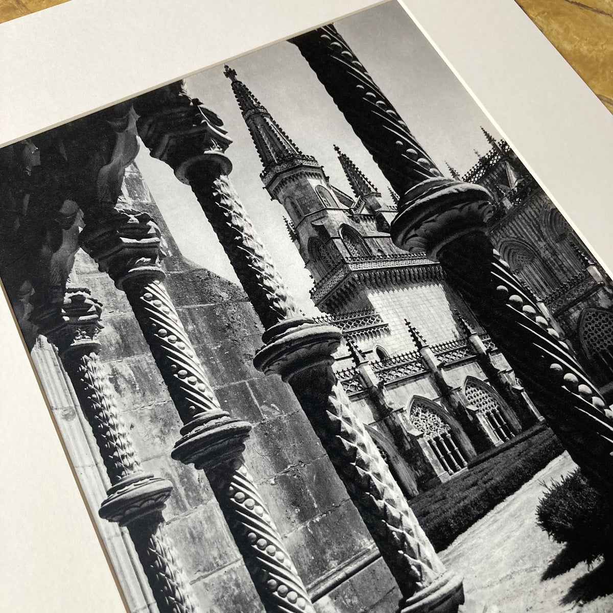 1960s Mosteiro da Batalha Mounted Print ~ 30 x 40cm