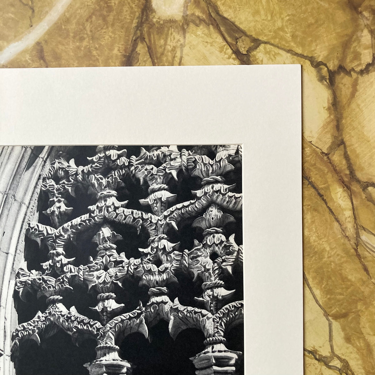 1960s Mosteiro da Batalha Mounted Print ~ 30 x 40cm