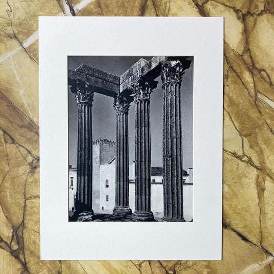 1960s Templo Romano Mounted Print ~ 30 x 40cm