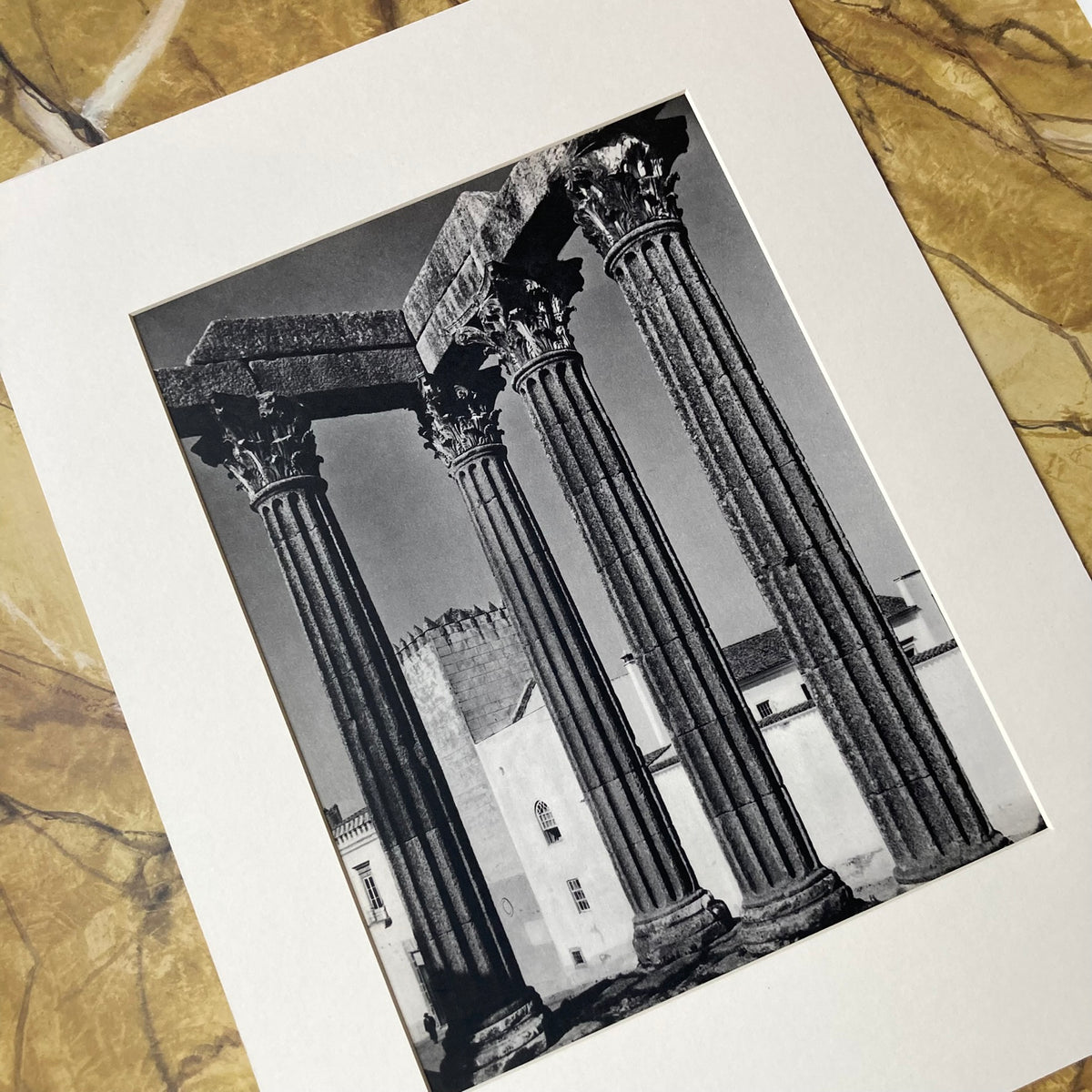 1960s Templo Romano Mounted Print ~ 30 x 40cm