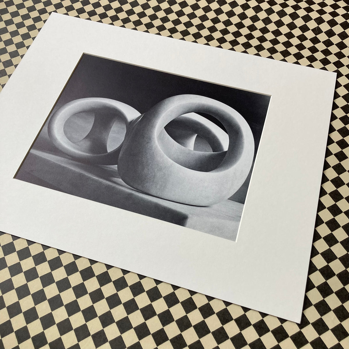 1960s Henry Moore Mounted Print ~ 11 x 14"
