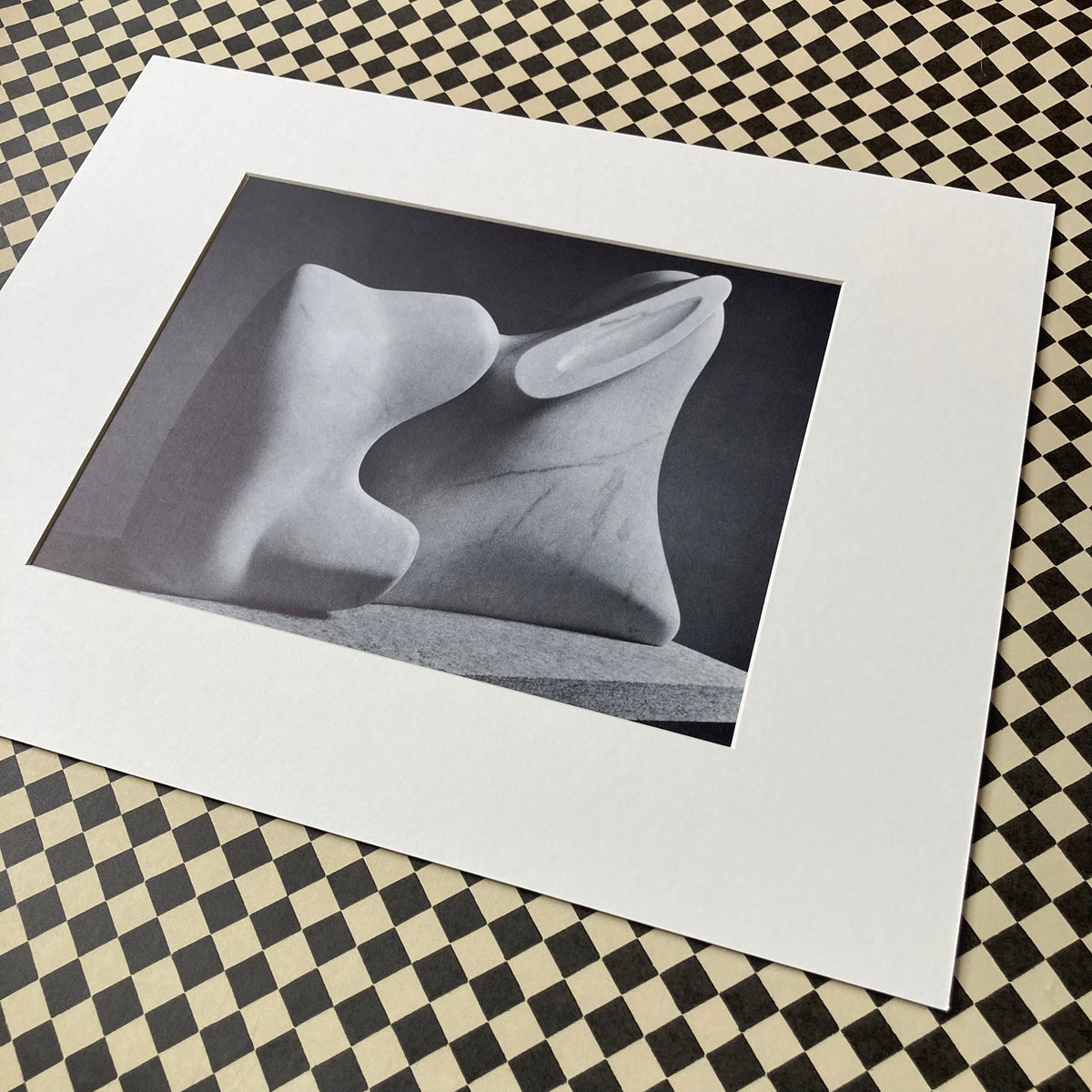 1960s Henry Moore Mounted Print ~ 11 x 14"
