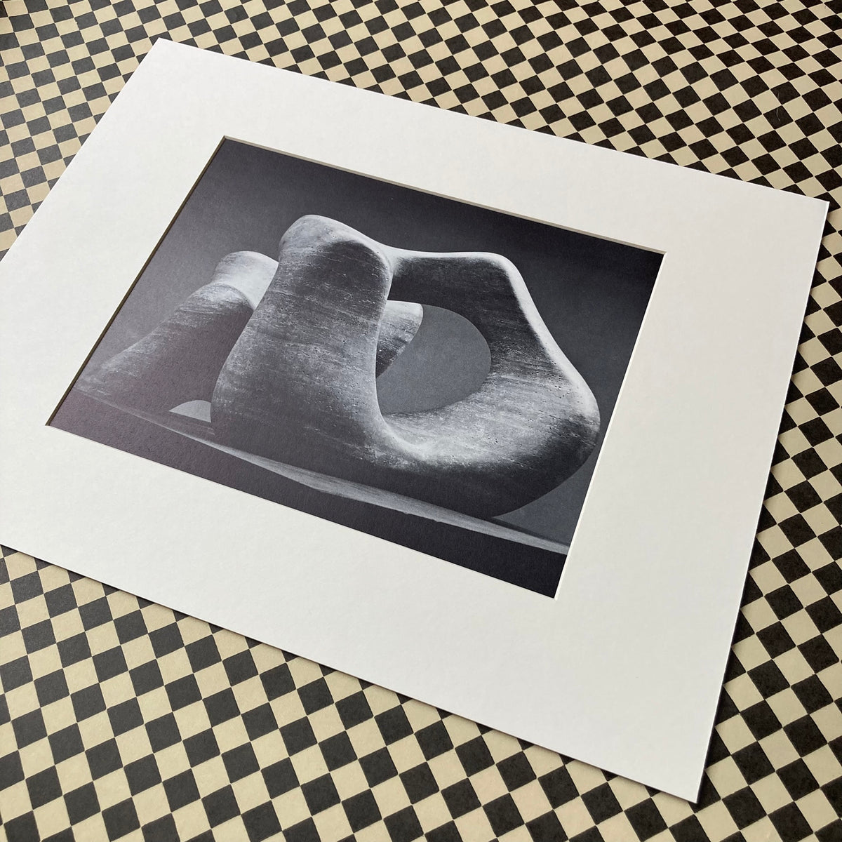 1960s Henry Moore Mounted Print ~ 11 x 14"