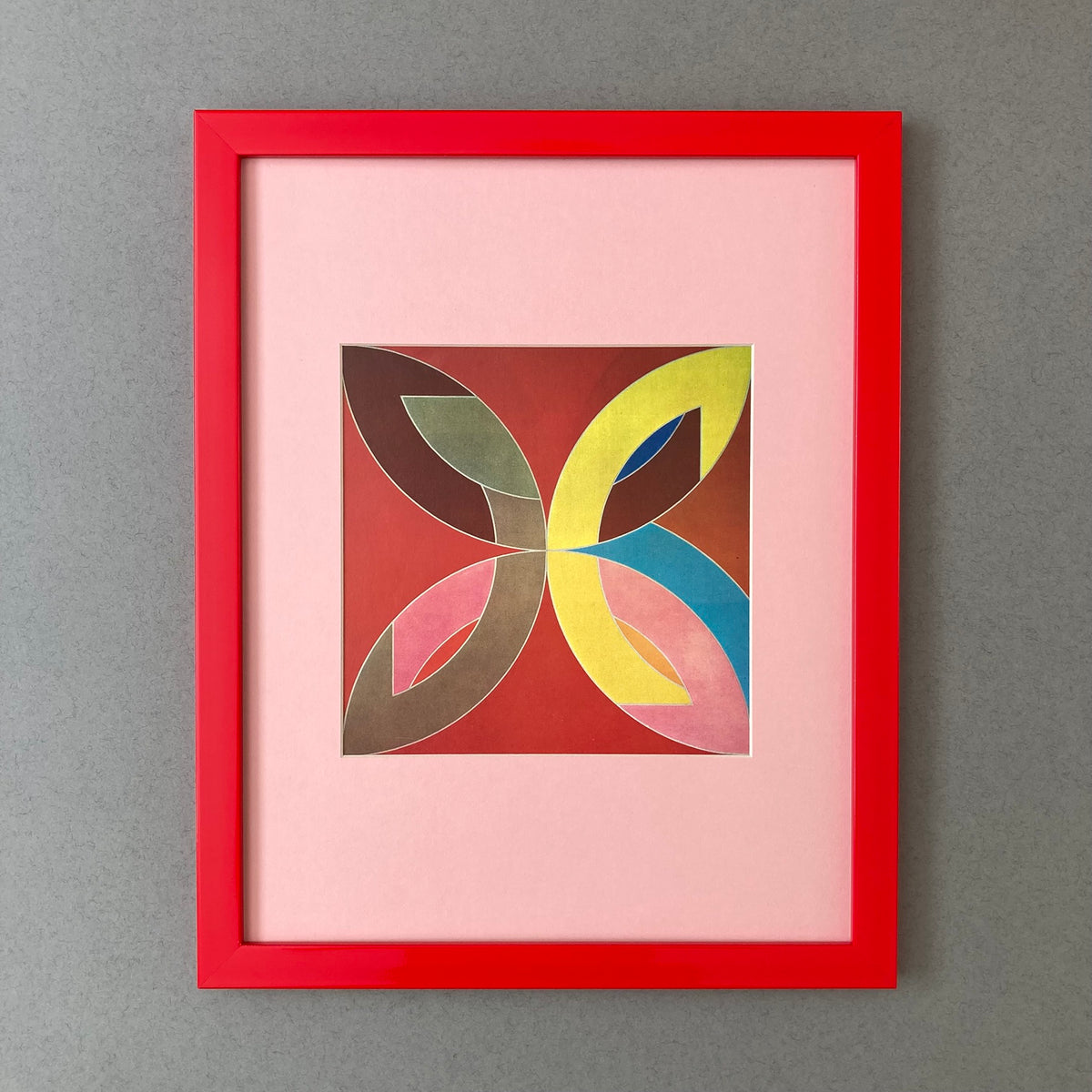 1980s Frank Stella Mounted Print ~ 11 x 14"