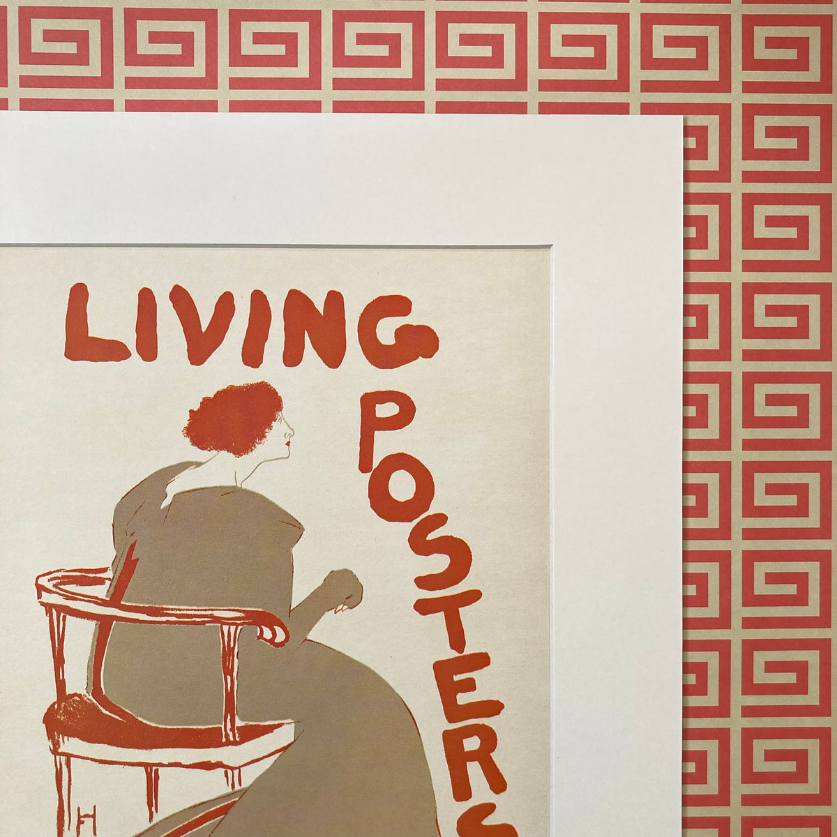 1970s Living Posters Mounted Print ~ 11 x 14"
