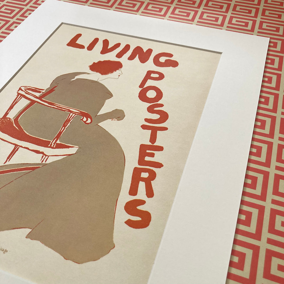 1970s Living Posters Mounted Print ~ 11 x 14"
