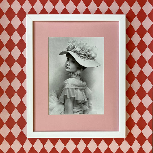 Audrey Hepburn by Beaton Mounted Print ~ 11 x 14"