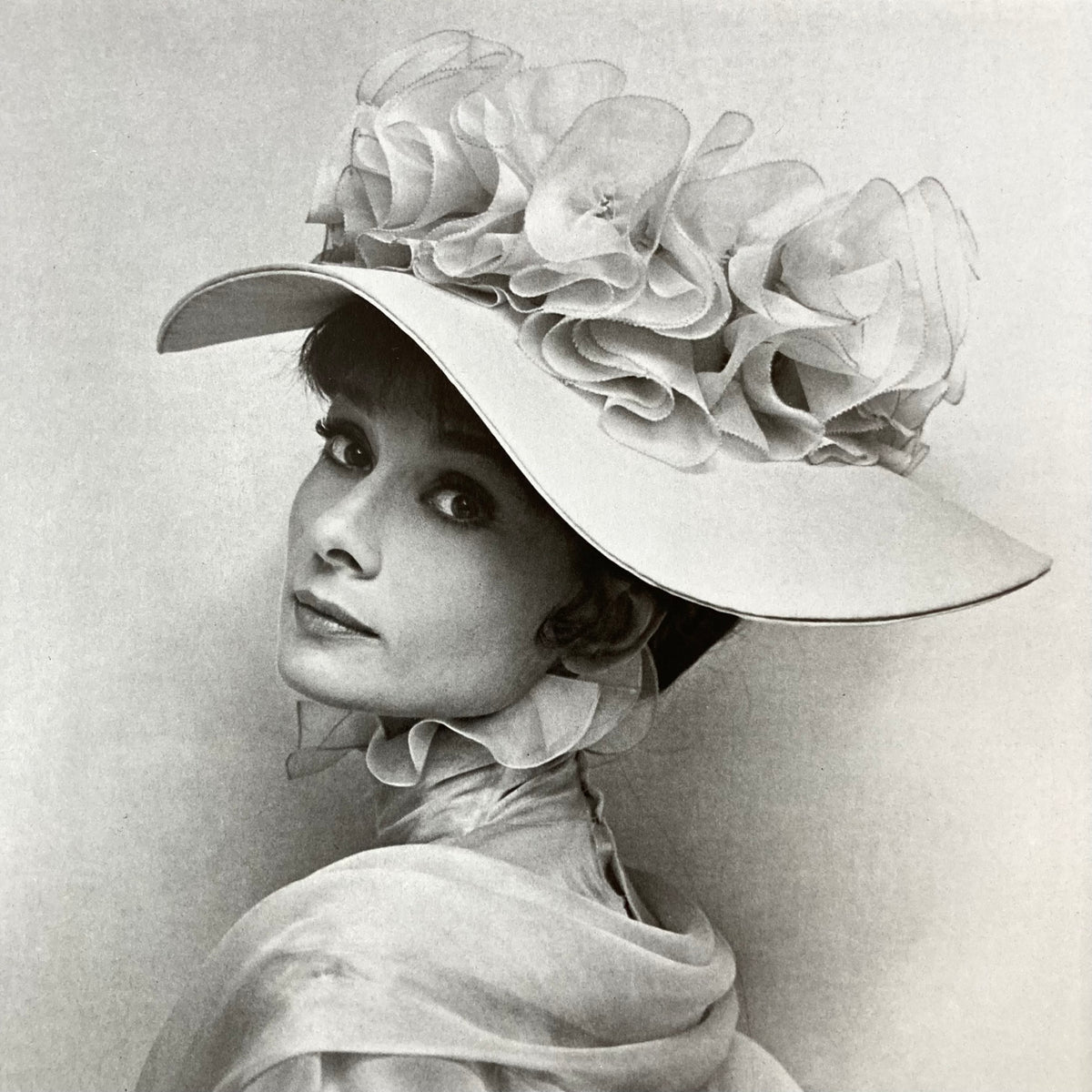 Audrey Hepburn by Beaton Mounted Print ~ 11 x 14"