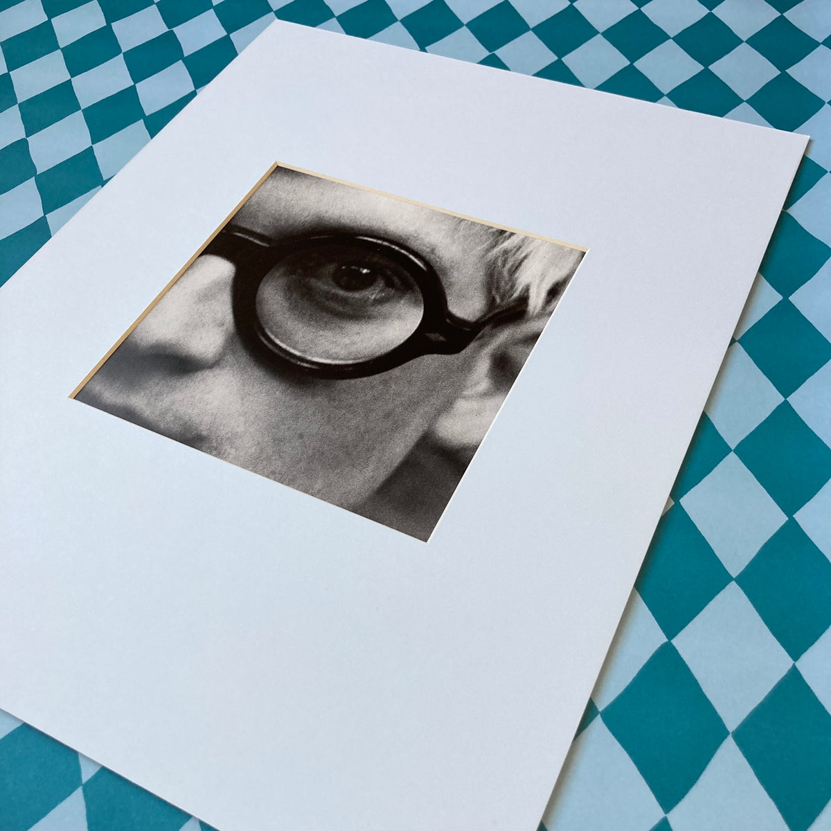 David Hockney by Beaton Mounted Print ~ 11 x 14"