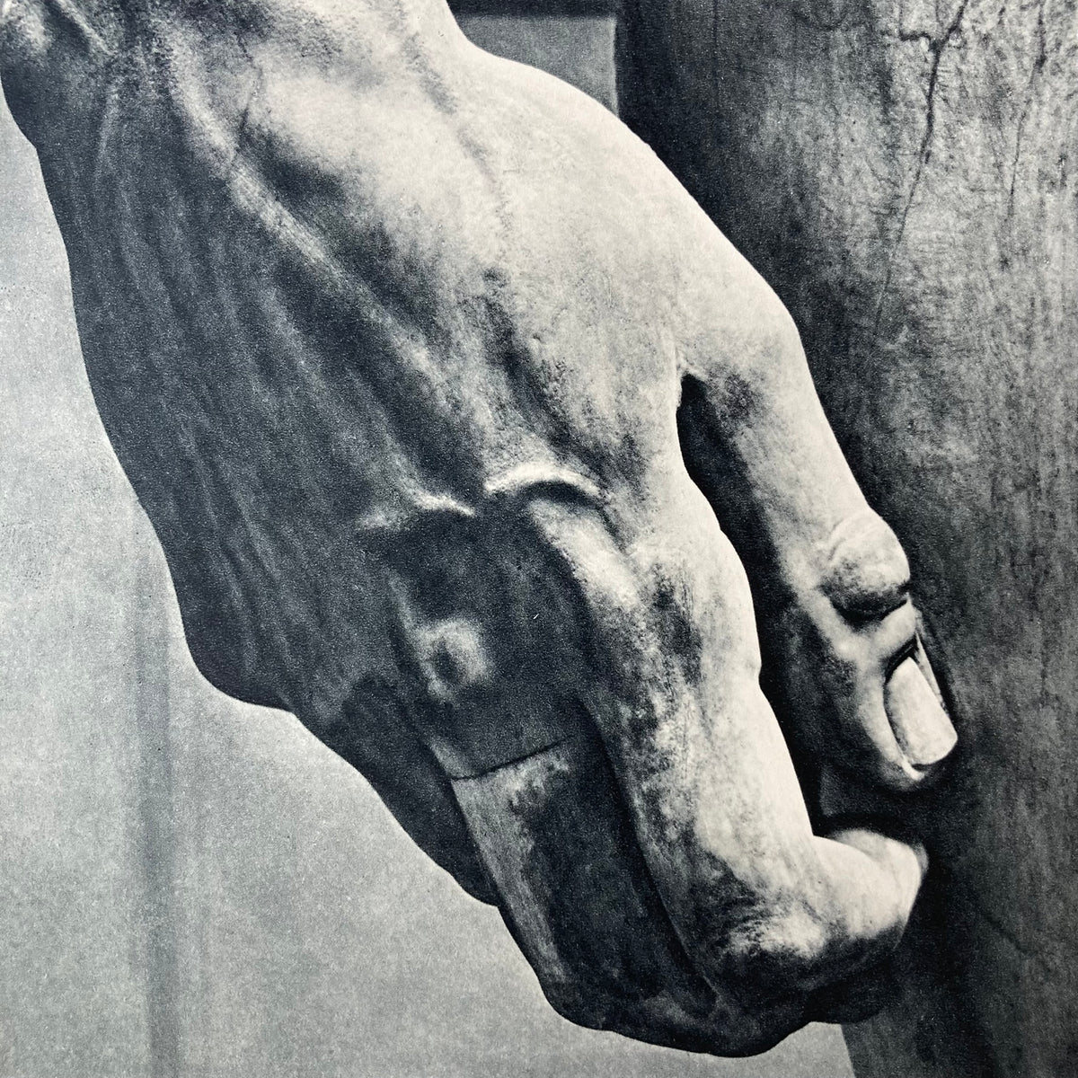 1960s Michelangelo's David Mounted Print ~ 11 x 14"