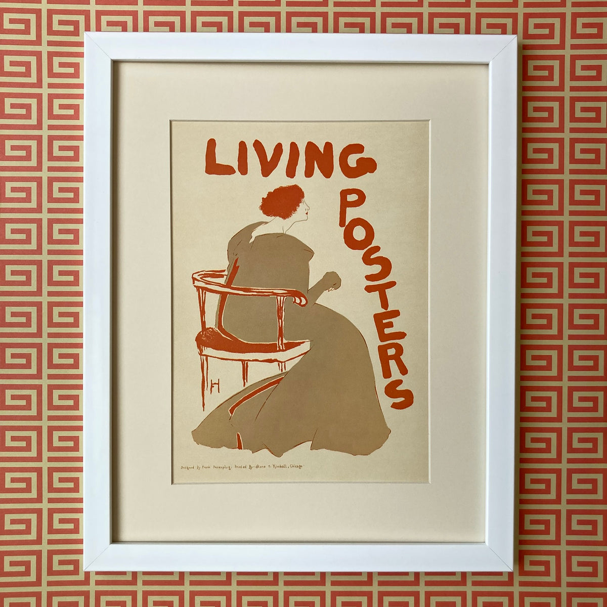 1970s Living Posters Mounted Print ~ 11 x 14"