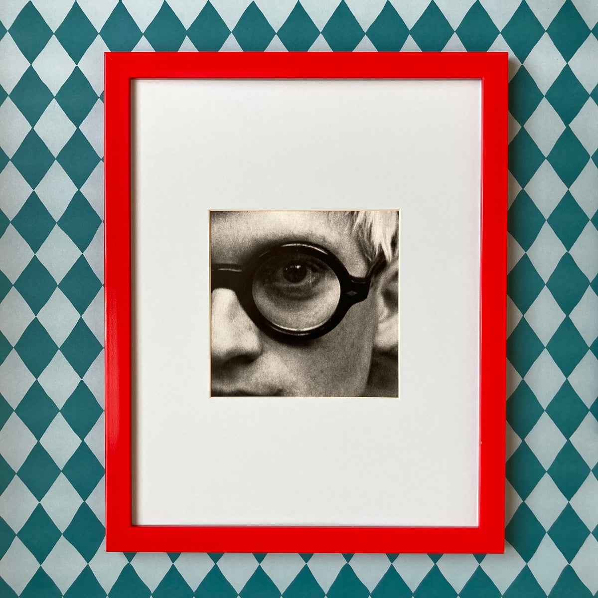 David Hockney by Beaton Mounted Print ~ 11 x 14"