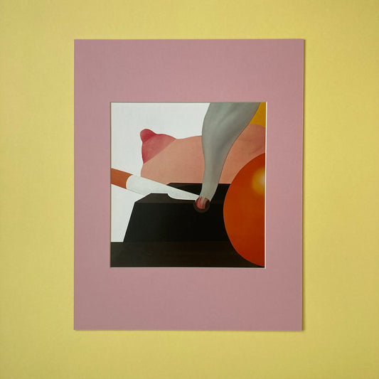 1980s Tom Wesselmann Mounted Print 11 x 14"