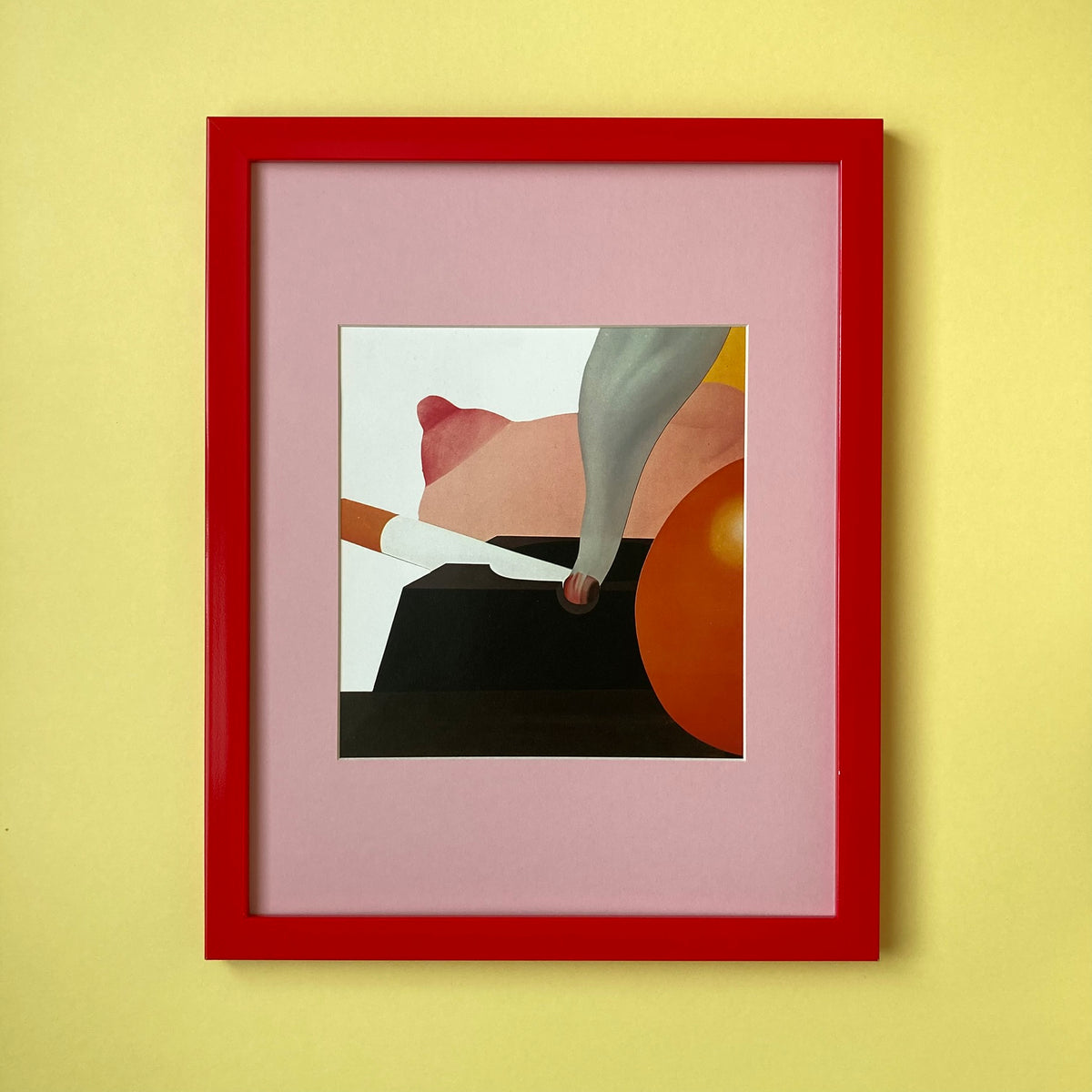 1980s Tom Wesselmann Mounted Print 11 x 14"
