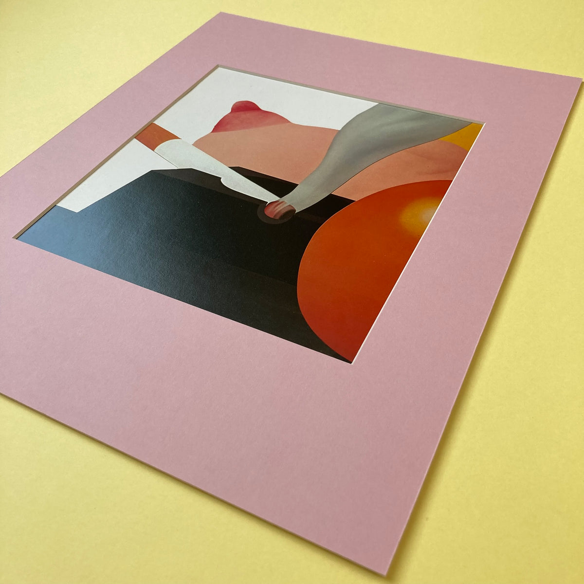 1980s Tom Wesselmann Mounted Print 11 x 14"