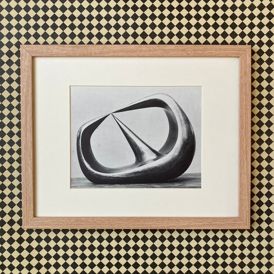 1960s Henry Moore Mounted Print ~ 11 x 14"