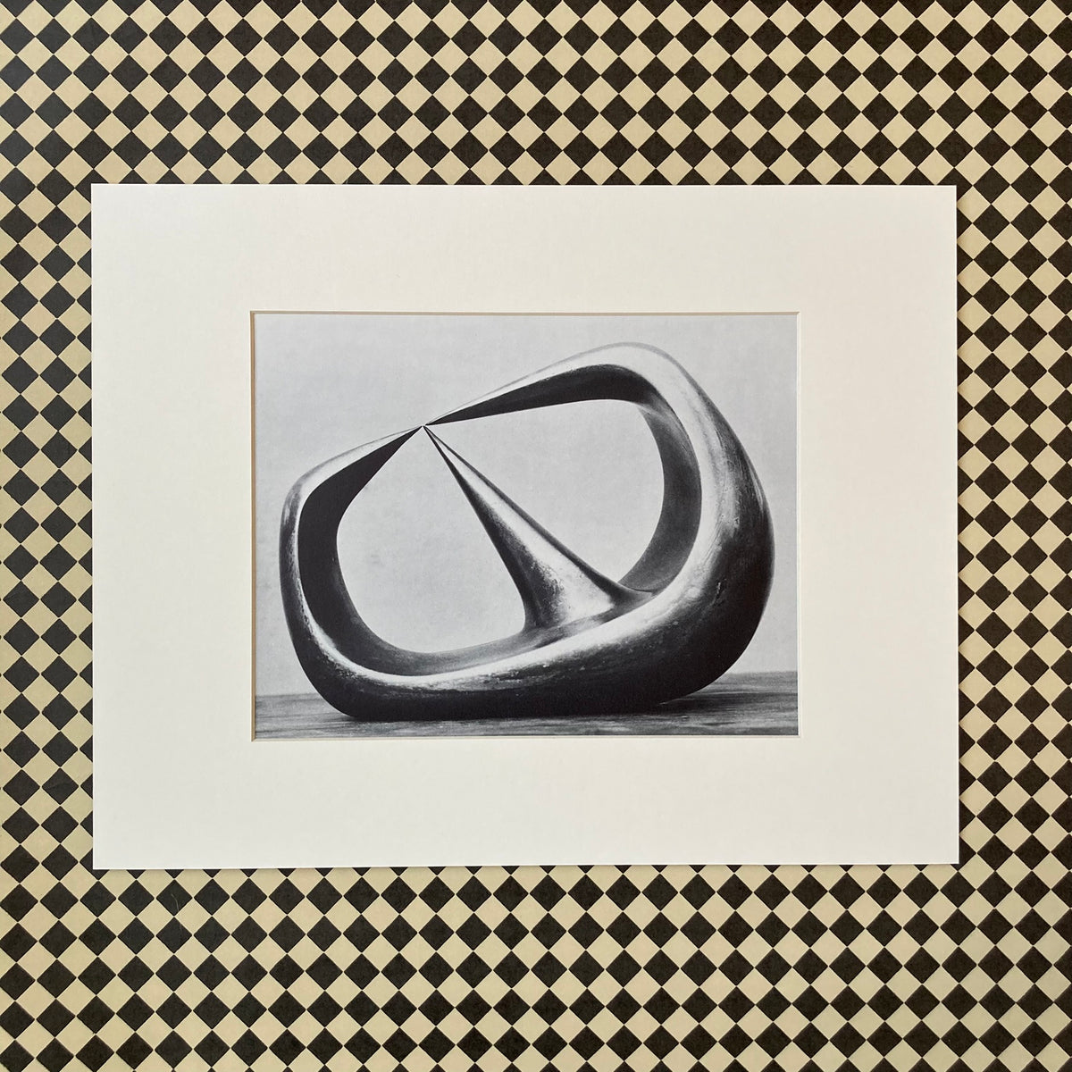 1960s Henry Moore Mounted Print ~ 11 x 14"