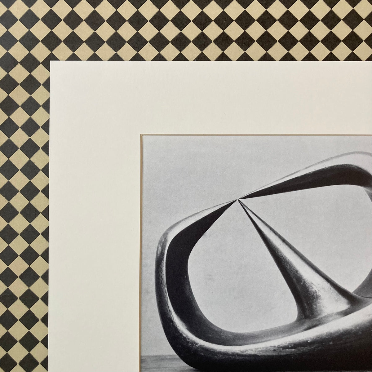 1960s Henry Moore Mounted Print ~ 11 x 14"