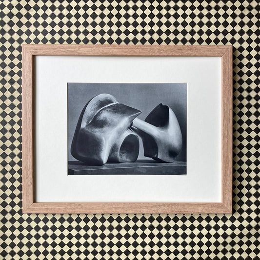 1960s Henry Moore Mounted Print ~ 11 x 14"